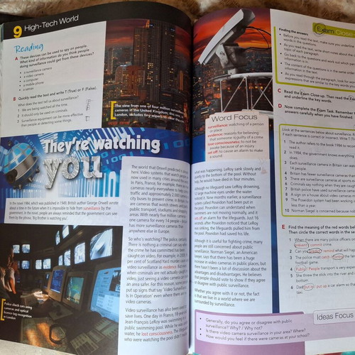 Close-up Student's Books used, pack of 3, National Geographic Learning