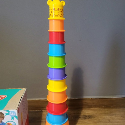 Educational stacking giraffe tower like new for 12+