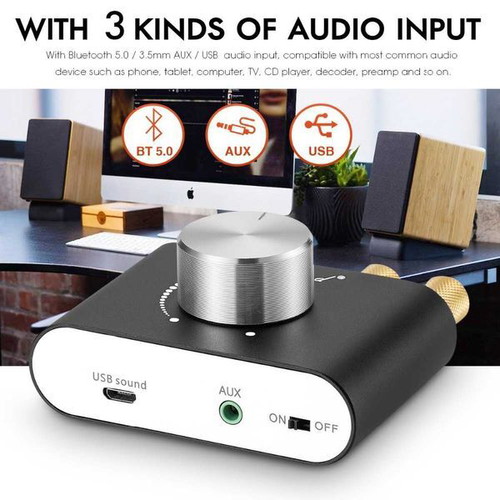Nobsound NS-01G Pro Mini Bluetooth 5.0 Digital HiFi Audio Amplifier 50W+50W New