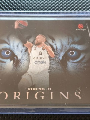 2025–26 Panini Origins EuroLeague Džanan Musa #8 Tiger Eyes SSP Case Hit