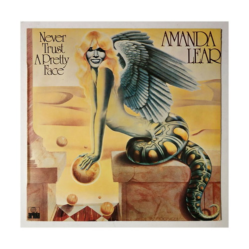 Amanda Lear Never Trust A Pretty Face vinyl record used