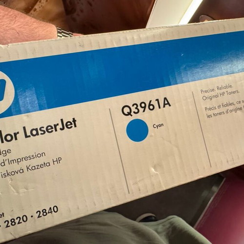 HP 122A Q3961A Cyan Toner new, sealed