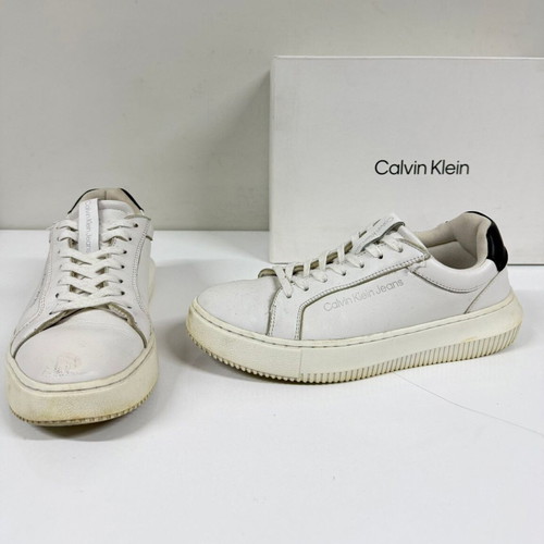 Calvin Klein Jeans Chunky Cupsole sneakers used, size 38, white