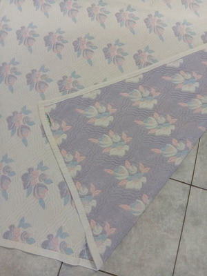 Embossed blanket and sofa throw, unused, 2.3x1.27 m