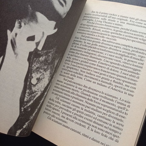 Jim Morrison Lo Spirito Il Corpo book used, Italian