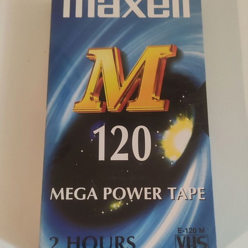 Maxell video cassette blank new