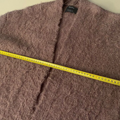 Bershka Long Soft Cardigan Like New Nude Dusty Pink