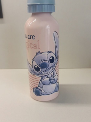 Disney Stitch Aluminum Kids Water Bottle 500ml like new