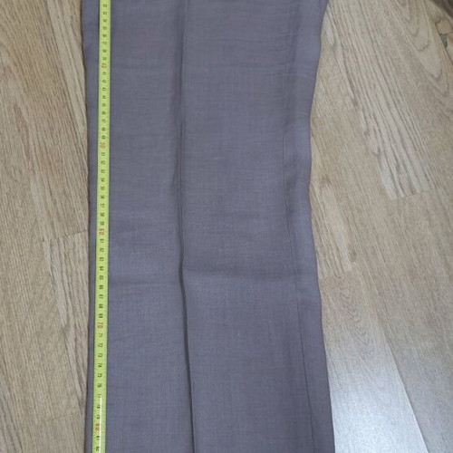 Zara women's linen pants like new, size L, earthy color