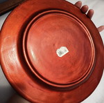 Christmas ceramic plate like new, 27 cm diameter