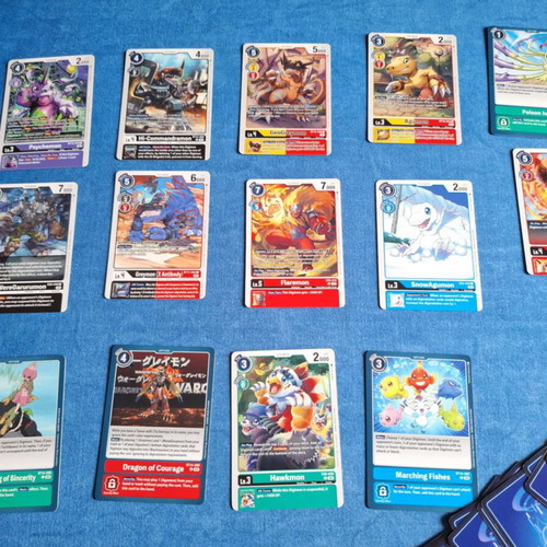 Digimon cards starter 2 with gift 20 random cards in perfect condition