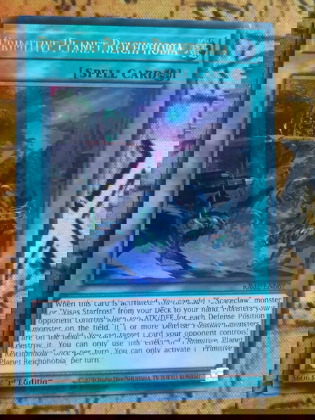 2) Primitive Planet Reichphobia (Ultra Rare Yugioh)