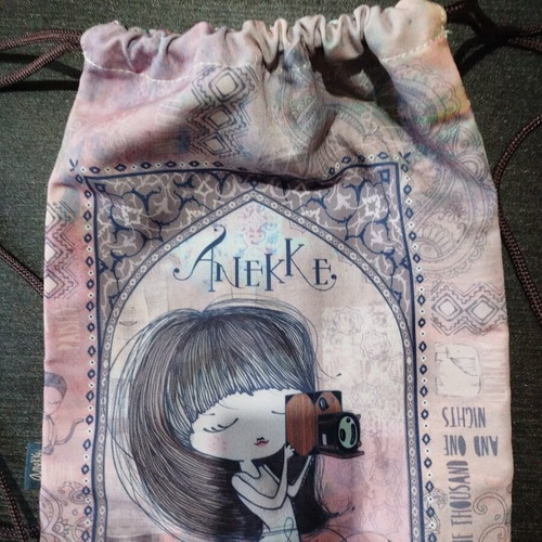 Anekke backpack large drawstring bag new