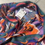 Zara short printed dress new, size M, multicolor