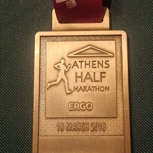 Athens Half Marathon 2018 collectible medal like new