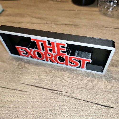 3D Printed The Exorcist Logo new for Home Cinema