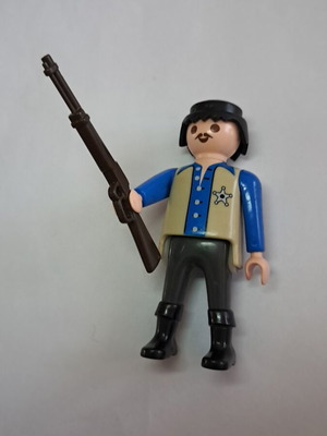 Playmobil Σερίφης με τουφέκι σαν καινούργιο, Geobra 1993