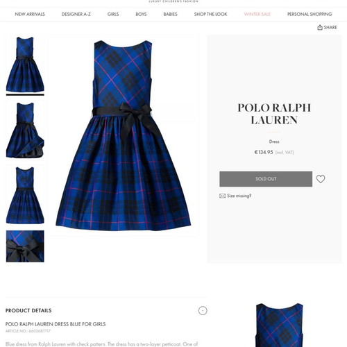2 children's clothes for 6-year-old girl 2 dresses POLO RALPH LAUREN