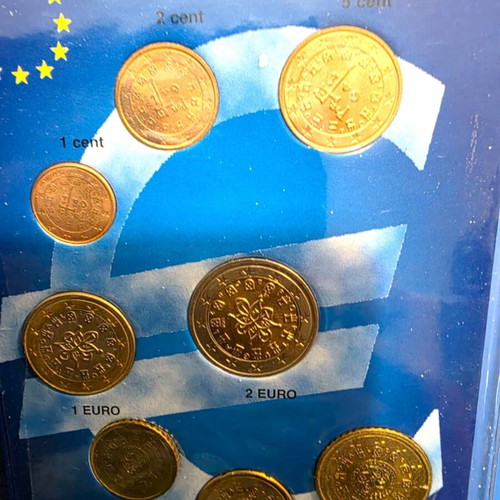 Euro Coin Folder New, First Sets from 11 Countries