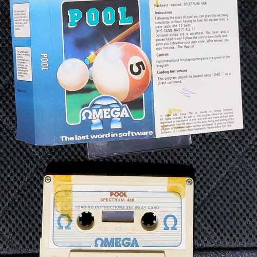 Double Dragon, Fist II & Pool games for ZX Spectrum used