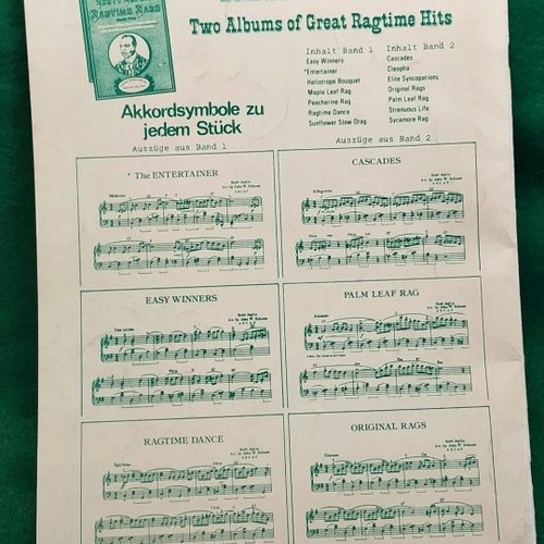 Latin American Music sheet music used for piano or organ