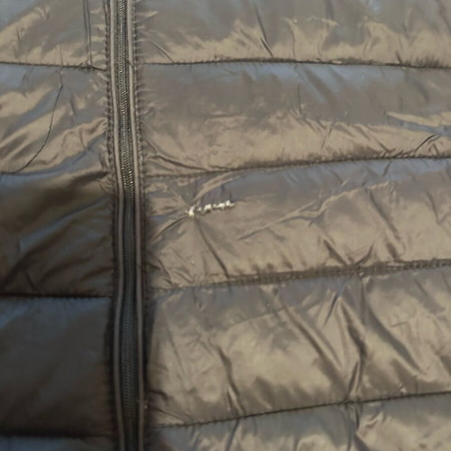 Pull & Bear Large jacket like new with small defect, black