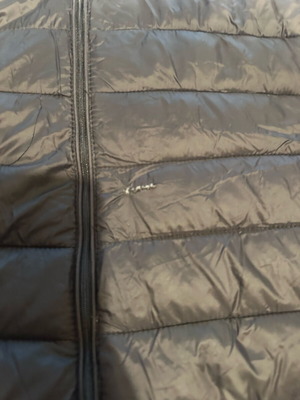 Pull & Bear Large jacket like new with small defect, black