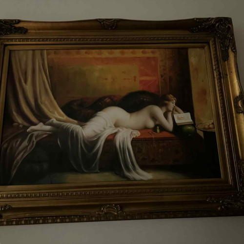 Painting in frame new, dimensions 88x118x9 cm