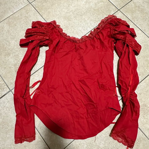 Shirt used, size 36, red