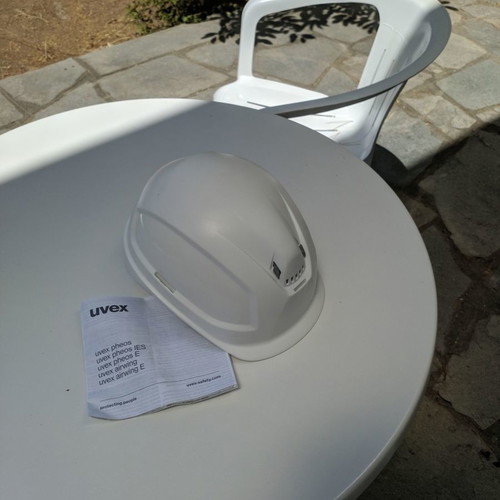 Uvex Safety safety helmet new, white, made in Germany