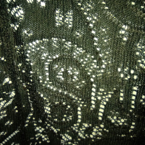 Whimsigoth Lace Sheer Coverup Waterfall Cardigan with Fringe size S, like new