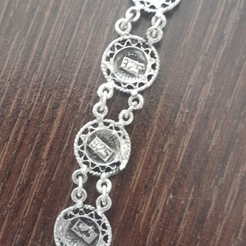 Silver bracelet 925, like new, Giannitsa antique style