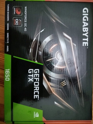 Nvidia GTX 1650 4GB graphics card like new