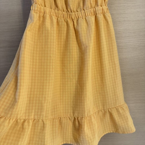 H&M apricot and yellow open-back dress 12-13 years / 158 cm
