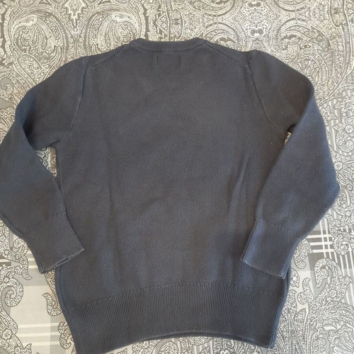 Polo Ralph Lauren sweater used, cotton, blue for ages 5-6