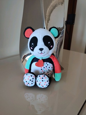 Clementoni Βρεφικό λούτρινο Panda σαν καινούργιο με ήχους 0+ μηνών