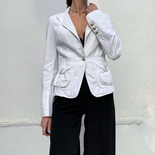 Pinko jacket like new vintage condition, size M/L, white