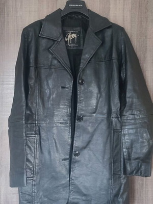 Gipsy leather jacket used, black, size S