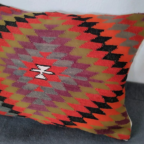 Woven traditional pillow like new, 60x45 cm, set of 2