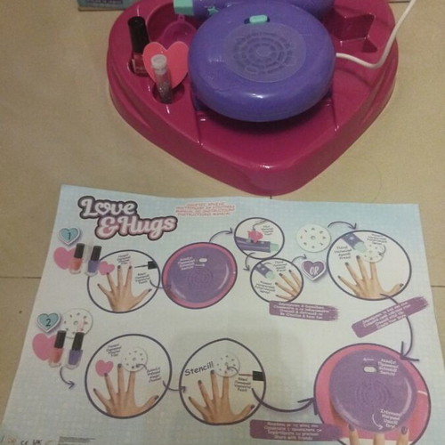 Nail Studio set for nail decoration with glitter and color