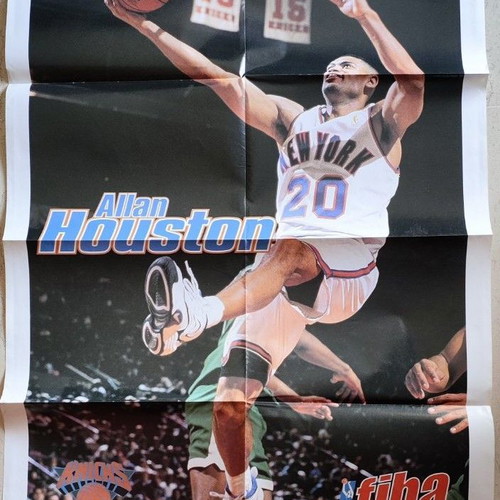Allan Houston FIBA Basket poster like new, size 82x57