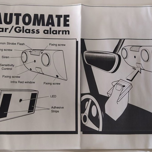 Automatic Car Alarm used with loud siren