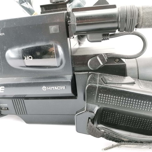 Hitachi VW-500E video camera used, vintage 1970, functional