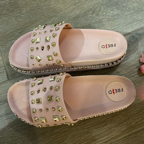 Keep Fred slippers used, pink, size 38