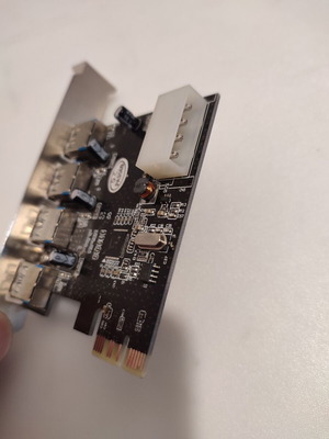 Pci USB3 card used