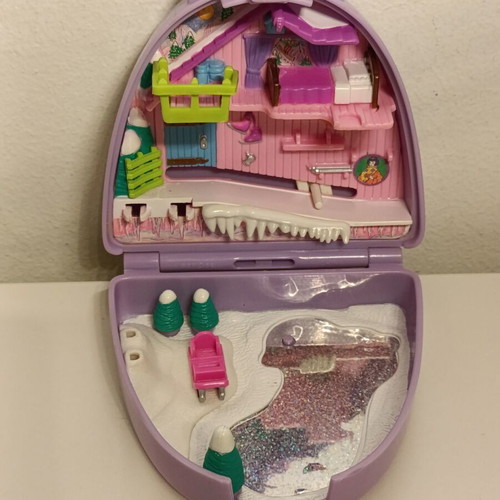 Polly Pocket Bluebird Snow Mountain 1996 used, Vacation Fun collection