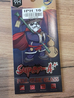 Tempered Glass Screen Protector for iPhone 16, like new, compatible with iPhone 15