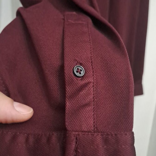 Zara long-sleeve burgundy dress shirt like new, slim fit