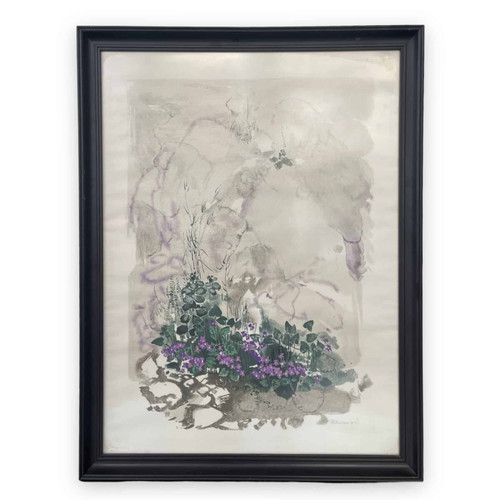 Signed Varlamos Giorgos Essay with Frame and Glass 70x100cm like new