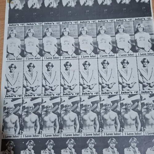 Collectible posters from Manina and Katerina magazines 1980s used, set of 5